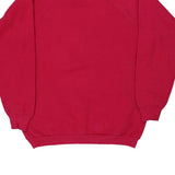 Fruit Of The Loom Sweatshirt - XL Pink Cotton Blend