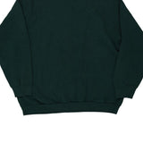 Fruit Of The Loom Sweatshirt - 2XL Green Cotton Blend