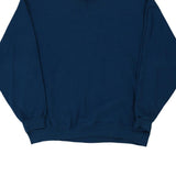 Fruit Of The Loom Sweatshirt - XL Blue Cotton Blend