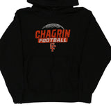 Reverse weave, Chagrin Football Champion Graphic Hoodie - Large Black Cotton Blend