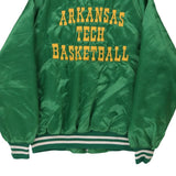 Vintage green Arkansas Tech Baseball West Ark Varsity Jacket - mens large