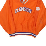 Clemson Russell Athletic Windbreaker - Large Orange Polyester