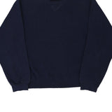 Russell Athletic Sweatshirt - Medium Navy Cotton Blend