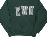 EWU Gear College Sweatshirt - XL Green Cotton Blend