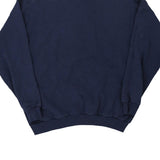 Unbranded Graphic Sweatshirt - Medium Navy Cotton Blend