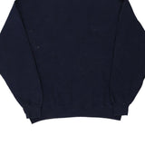 NYC Jerzees College Sweatshirt - Large Navy Cotton Blend