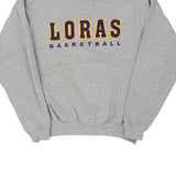 Loras Basketball Impact Sweatshirt - XL Grey Cotton Blend