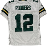 Green Bay Packers, Age 10-12 Reebok Nfl Football Jersey - Medium Green Polyester