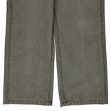 Unbranded Double Knee Carpenter Trousers - 34W 30L Grey Cotton