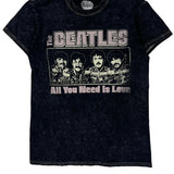 The Beatles Band T-Shirt - Small Black Cotton