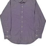 Polo By Ralph Lauren Checked Shirt - Large Purple Cotton