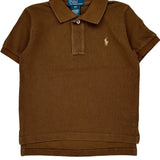 Age 4 Polo By Ralph Lauren Polo Shirt - Small Brown Cotton