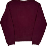Polo By Ralph Lauren Sweatshirt - Medium Burgundy Cotton Blend