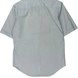 Armani Short Sleeve Shirt - Medium Blue Cotton