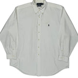 Ralph Lauren Shirt - XL White Cotton