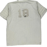 Number 18 Adidas Football Shirt - XL White Polyester