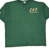 Made In USA Single Stitch Anvil College T-Shirt - XL Green Cotton