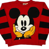 Mickey Mouse Mickey & Co. Cartoon Jumper - Large Red Acrylic