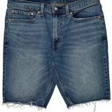 Levis Denim Shorts - 34W 10L Blue Cotton