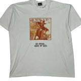 Hollywood Theme Fruit Of The Loom Graphic T-Shirt - XL White Cotton Blend