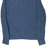 Polo By Ralph Lauren 1/4 Zip - XL Blue Cotton