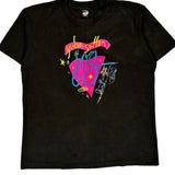 Yuba-Sutter Screen Stars Single Stitch T-Shirt - XL Black Cotton Blend