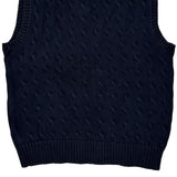 Age 10-12 Polo By Ralph Lauren Sweater Vest - Medium Navy Cotton