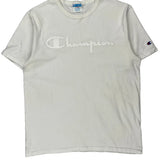 Champion T-Shirt - Large White Cotton