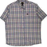 Lee Checked Short Sleeve Shirt - 2XL Multicoloured Cotton