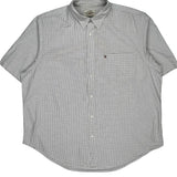 Polo By Ralph Lauren Checked Short Sleeve Shirt - 2XL Blue Cotton