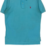 Polo By Ralph Lauren Polo Shirt - Medium Blue Cotton