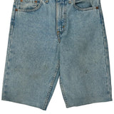 Levis Slim Fit Denim Shorts - 29W 11L Light Wash Cotton