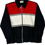 Made In USa Alfred Dunner Striped Shell Jacket - Medium Block Colour Polyester