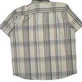 Carhartt Checked Short Sleeve Shirt - XL Blue Cotton
