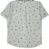 Levis Short Sleeve Shirt - Large White Cotton