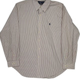 Ralph Lauren Striped Shirt - XL Multicoloured Cotton