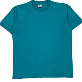 Fruit Of The Loom Single Stitch T-Shirt - XL Blue Cotton