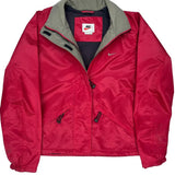 Nike Jacket - Medium Red Polyester