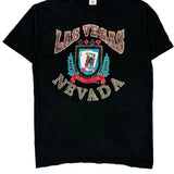 Las Vegas Nevada Fruit Of The Loom Graphic T-Shirt - 2XL Black Cotton