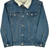 Age 10-12 Levis Denim Jacket - Medium Blue Cotton