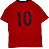 Phoenix Rising 2022/23 Home Shirt Adidas Striped Football Shirt - Large Red Polyester