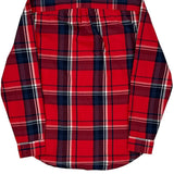 Tall American Eagle Checked Shirt - Large Red Cotton