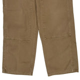 Gap Double Knee Carpenter Trousers - 32W 29L Brown Cotton
