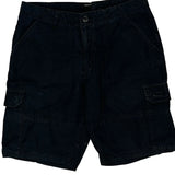 Oakley Cargo Shorts - 33W 11L Black Cotton