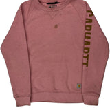 Carhartt Sweatshirt - Small Pink Cotton