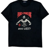 Pound 4 Pound King Blue House Graphic T-Shirt - XL Black Cotton