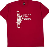 Funmc Fruit Of The Loom T-Shirt - XL Red Cotton Blend