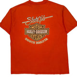 Sturgis Harley Davidson Graphic T-Shirt - XL Orange Cotton