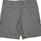 Wrangler Cargo Shorts - 36W 9L Grey Cotton