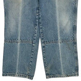 Dickies Double Knee Carpenter Jeans - 36W 31L Light Wash Cotton